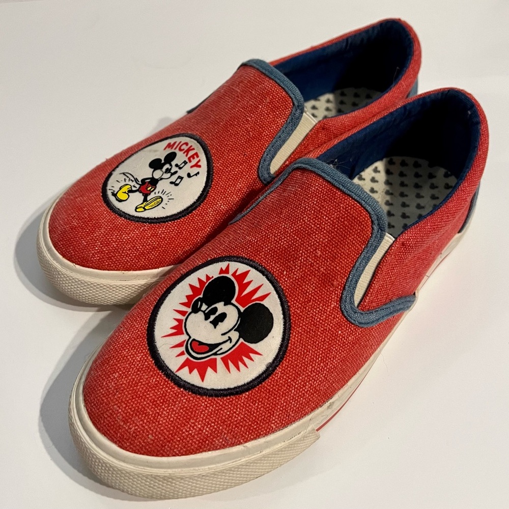 Disney X Junk Food Brand Canvas Disney Slip On Shoes